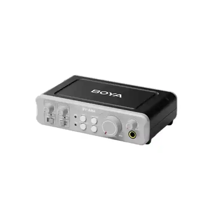 BOYA BY-AM4 Dual-Channel Audio Interface with Noise Cancellation